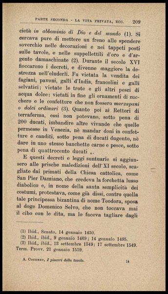 I piaceri della tavola : contributo alla storia della cucina e della mensa / Alberto Cougnet