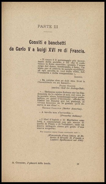 I piaceri della tavola : contributo alla storia della cucina e della mensa / Alberto Cougnet