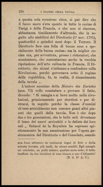 I piaceri della tavola : contributo alla storia della cucina e della mensa / Alberto Cougnet