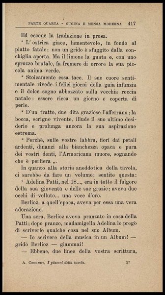 I piaceri della tavola : contributo alla storia della cucina e della mensa / Alberto Cougnet