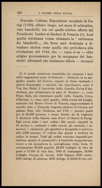 I piaceri della tavola : contributo alla storia della cucina e della mensa / Alberto Cougnet