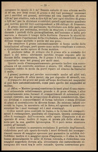 L'industria dei molini : costruzione, impianti, macinazione / di C. Siber Millot