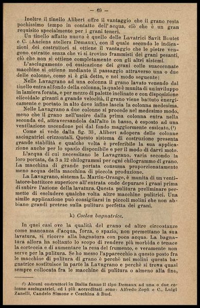 L'industria dei molini : costruzione, impianti, macinazione / di C. Siber Millot