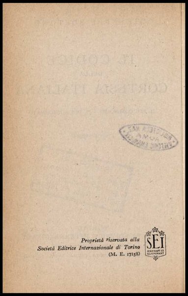 Il codice della cortesia italiana : il più completo, il più aggiornato / Giuseppe Bortone