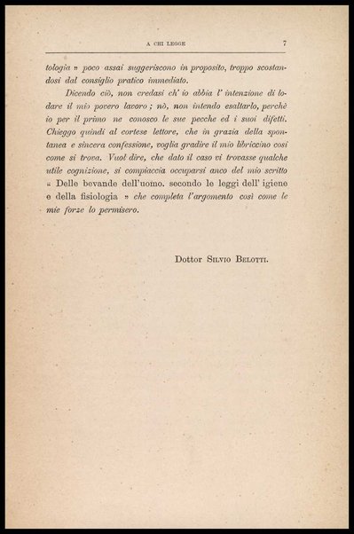 Dei cibi dell' uomo secondo le leggi dell'igiene e della fisiologia / studio del dottore Silvio Belotti