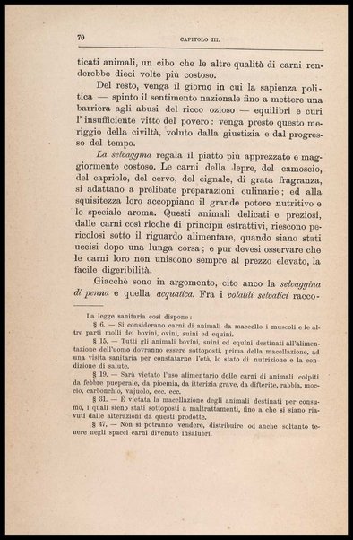 Dei cibi dell' uomo secondo le leggi dell'igiene e della fisiologia / studio del dottore Silvio Belotti