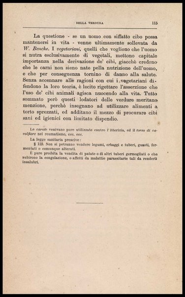 Dei cibi dell' uomo secondo le leggi dell'igiene e della fisiologia / studio del dottore Silvio Belotti