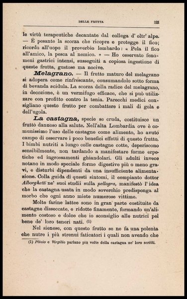Dei cibi dell' uomo secondo le leggi dell'igiene e della fisiologia / studio del dottore Silvio Belotti