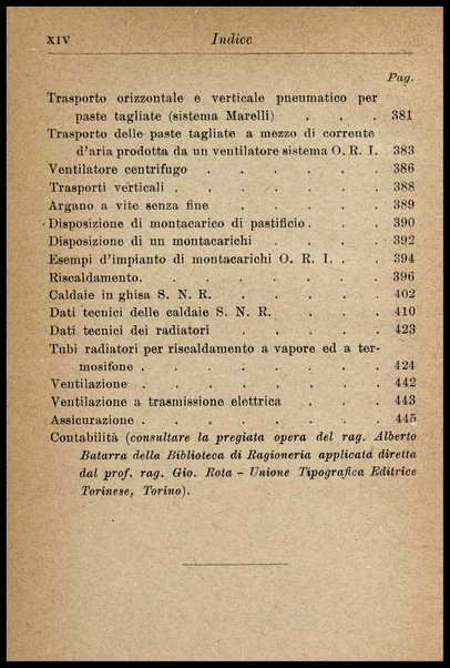 Industria del pastificio : storia, fabbricazione... / Renato Rovetta