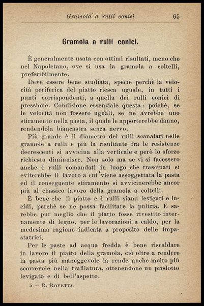 Industria del pastificio : storia, fabbricazione... / Renato Rovetta