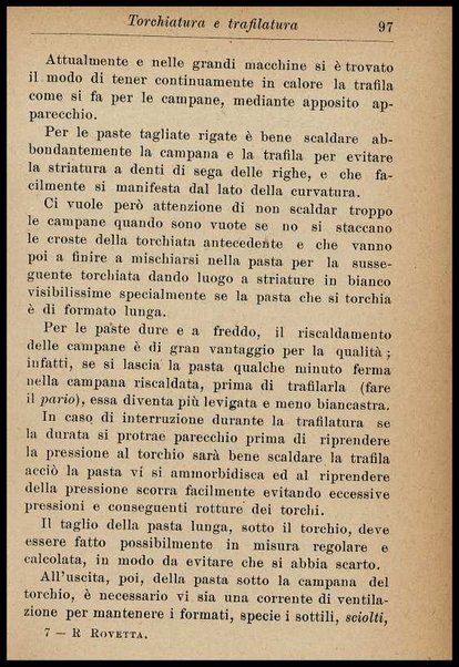 Industria del pastificio : storia, fabbricazione... / Renato Rovetta