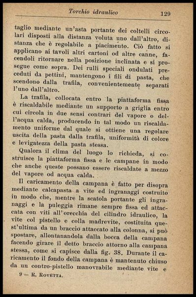 Industria del pastificio : storia, fabbricazione... / Renato Rovetta