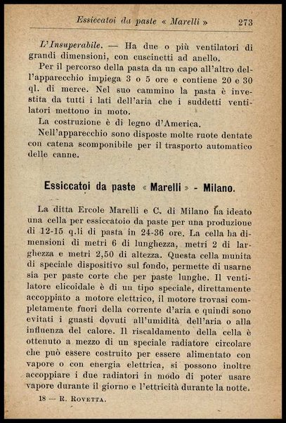 Industria del pastificio : storia, fabbricazione... / Renato Rovetta