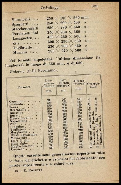 Industria del pastificio : storia, fabbricazione... / Renato Rovetta