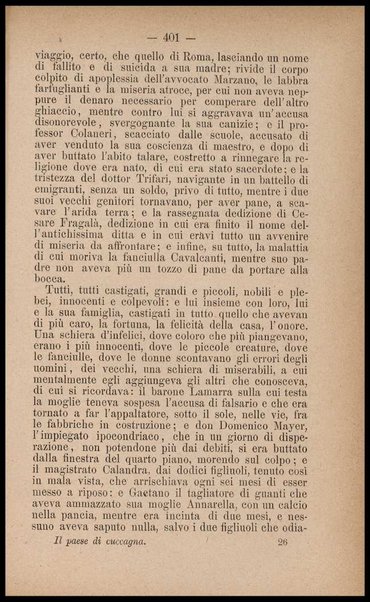 Il paese di cuccagna : romanzo napoletano / di Matilde Serao