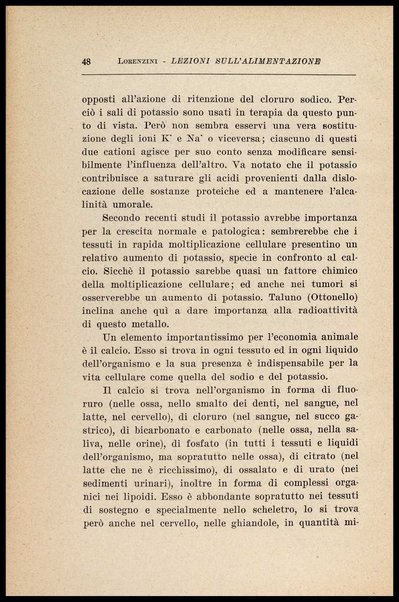 Lezioni sull'alimentazione : fisiologia e regimi / Giovanni Lorenzini
