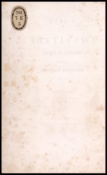 [L'arte di convitare] 1 / dal dottore Giovanni Rajberti