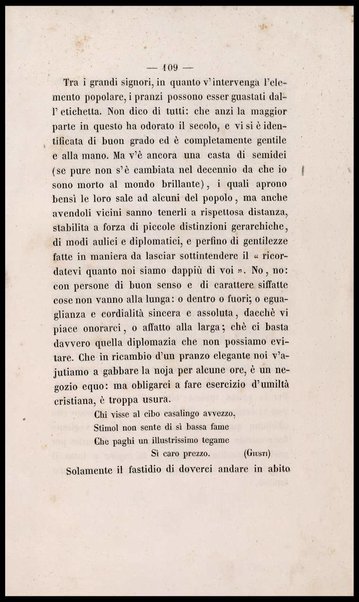 [L'arte di convitare] 2 / dal dottore Giovanni Rajberti