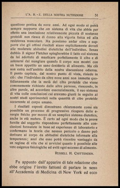 L'appetito, i cibi e lo stomaco : seguito all'Arte di mangiar poco, seconda ed ultima parte dell'a b z della nostra nutrizione / Horace Fletcher ; traduzione di Arturo Sacchi