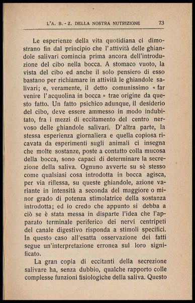 L'appetito, i cibi e lo stomaco : seguito all'Arte di mangiar poco, seconda ed ultima parte dell'a b z della nostra nutrizione / Horace Fletcher ; traduzione di Arturo Sacchi