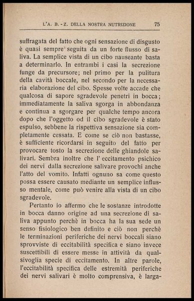 L'appetito, i cibi e lo stomaco : seguito all'Arte di mangiar poco, seconda ed ultima parte dell'a b z della nostra nutrizione / Horace Fletcher ; traduzione di Arturo Sacchi
