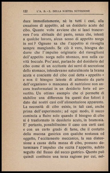 L'appetito, i cibi e lo stomaco : seguito all'Arte di mangiar poco, seconda ed ultima parte dell'a b z della nostra nutrizione / Horace Fletcher ; traduzione di Arturo Sacchi