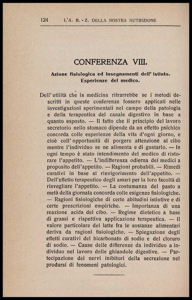 L'appetito, i cibi e lo stomaco : seguito all'Arte di mangiar poco, seconda ed ultima parte dell'a b z della nostra nutrizione / Horace Fletcher ; traduzione di Arturo Sacchi