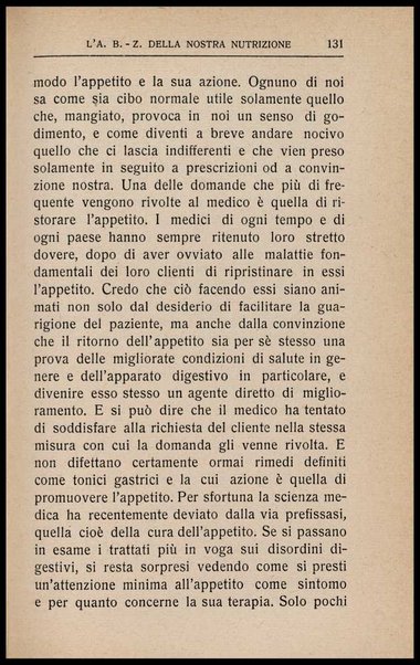 L'appetito, i cibi e lo stomaco : seguito all'Arte di mangiar poco, seconda ed ultima parte dell'a b z della nostra nutrizione / Horace Fletcher ; traduzione di Arturo Sacchi