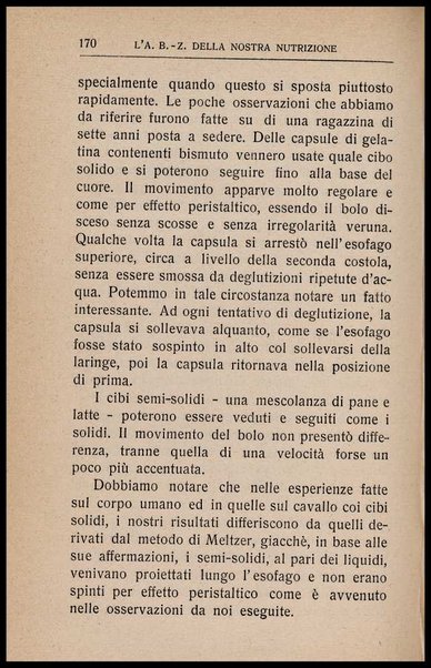 L'appetito, i cibi e lo stomaco : seguito all'Arte di mangiar poco, seconda ed ultima parte dell'a b z della nostra nutrizione / Horace Fletcher ; traduzione di Arturo Sacchi