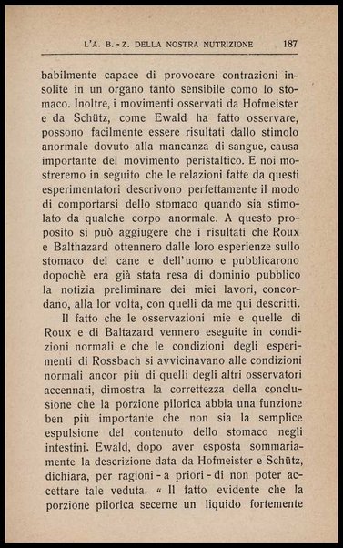 L'appetito, i cibi e lo stomaco : seguito all'Arte di mangiar poco, seconda ed ultima parte dell'a b z della nostra nutrizione / Horace Fletcher ; traduzione di Arturo Sacchi