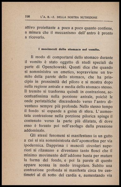L'appetito, i cibi e lo stomaco : seguito all'Arte di mangiar poco, seconda ed ultima parte dell'a b z della nostra nutrizione / Horace Fletcher ; traduzione di Arturo Sacchi