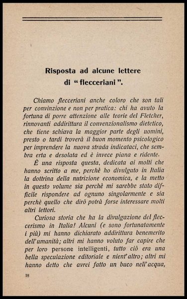 L'appetito, i cibi e lo stomaco : seguito all'Arte di mangiar poco, seconda ed ultima parte dell'a b z della nostra nutrizione / Horace Fletcher ; traduzione di Arturo Sacchi
