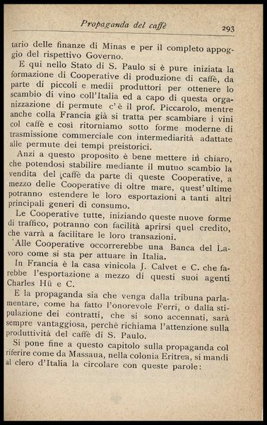 Il caffè, il suo paese e la sua importanza : S. Paulo del Brasile / B. Belli