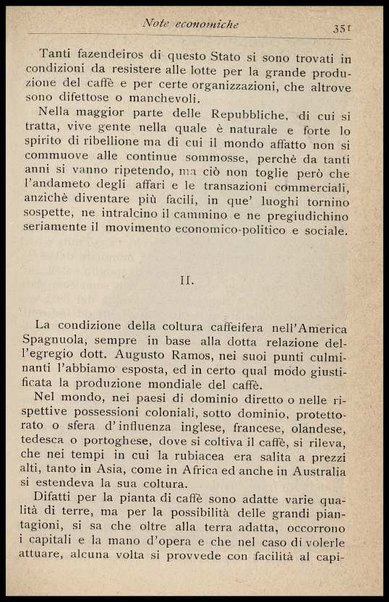 Il caffè, il suo paese e la sua importanza : S. Paulo del Brasile / B. Belli