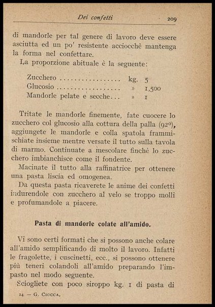 Il caramellista e confettiere / G. Ciocca