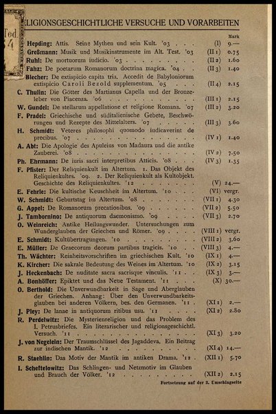 Der Vegetarismus in der Antike / von Johannes Haussleiter