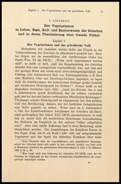 Der Vegetarismus in der Antike / von Johannes Haussleiter