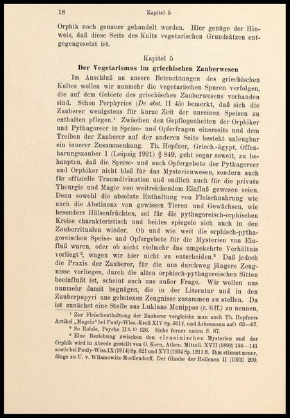 Der Vegetarismus in der Antike / von Johannes Haussleiter