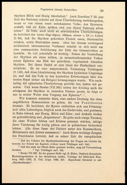 Der Vegetarismus in der Antike / von Johannes Haussleiter