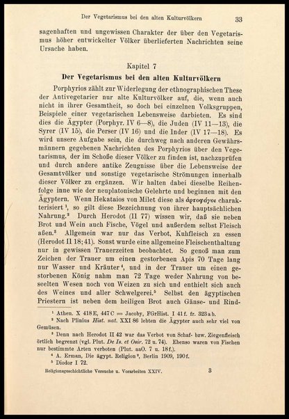 Der Vegetarismus in der Antike / von Johannes Haussleiter