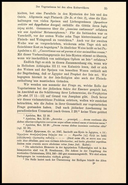 Der Vegetarismus in der Antike / von Johannes Haussleiter