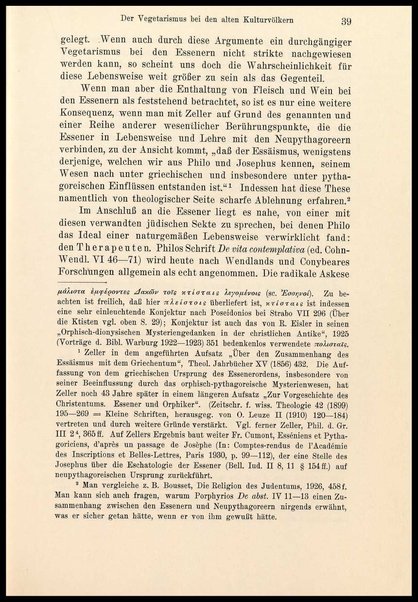 Der Vegetarismus in der Antike / von Johannes Haussleiter