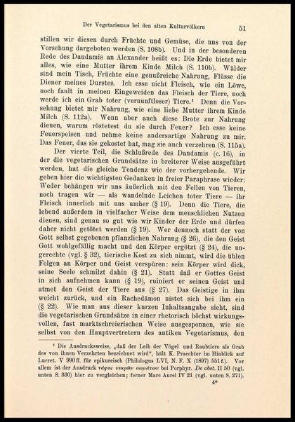 Der Vegetarismus in der Antike / von Johannes Haussleiter