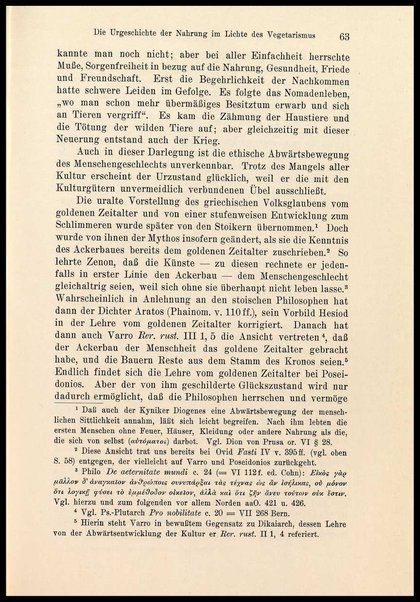 Der Vegetarismus in der Antike / von Johannes Haussleiter