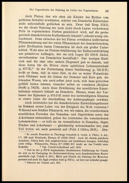 Der Vegetarismus in der Antike / von Johannes Haussleiter