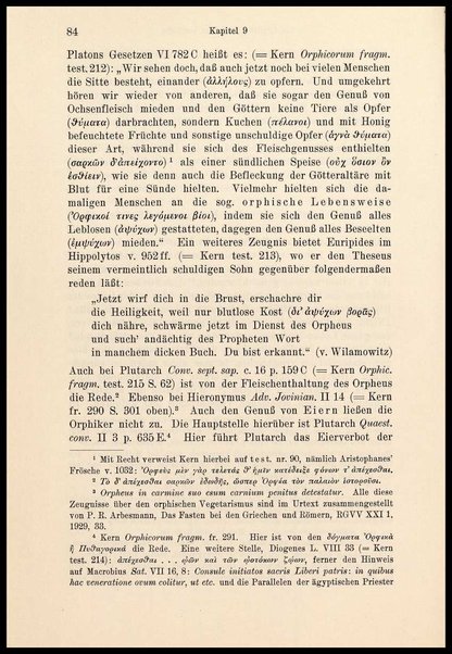 Der Vegetarismus in der Antike / von Johannes Haussleiter