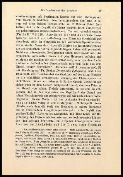 Der Vegetarismus in der Antike / von Johannes Haussleiter