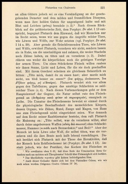 Der Vegetarismus in der Antike / von Johannes Haussleiter