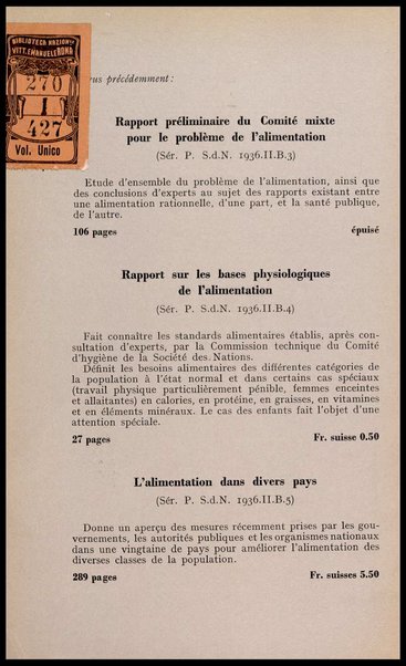 Directives pour les enquetes sur la nutrition de populations / par E. J. Bigwood