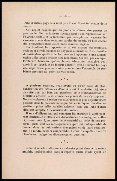 Directives pour les enquetes sur la nutrition de populations / par E. J. Bigwood